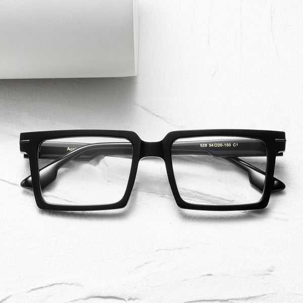 Rectangle Glasses A3930 - Wide Frames for Men with Larger Heads