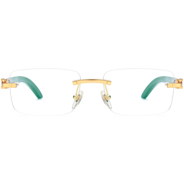 Buffalo Horn Rectangle Glasses BR1309