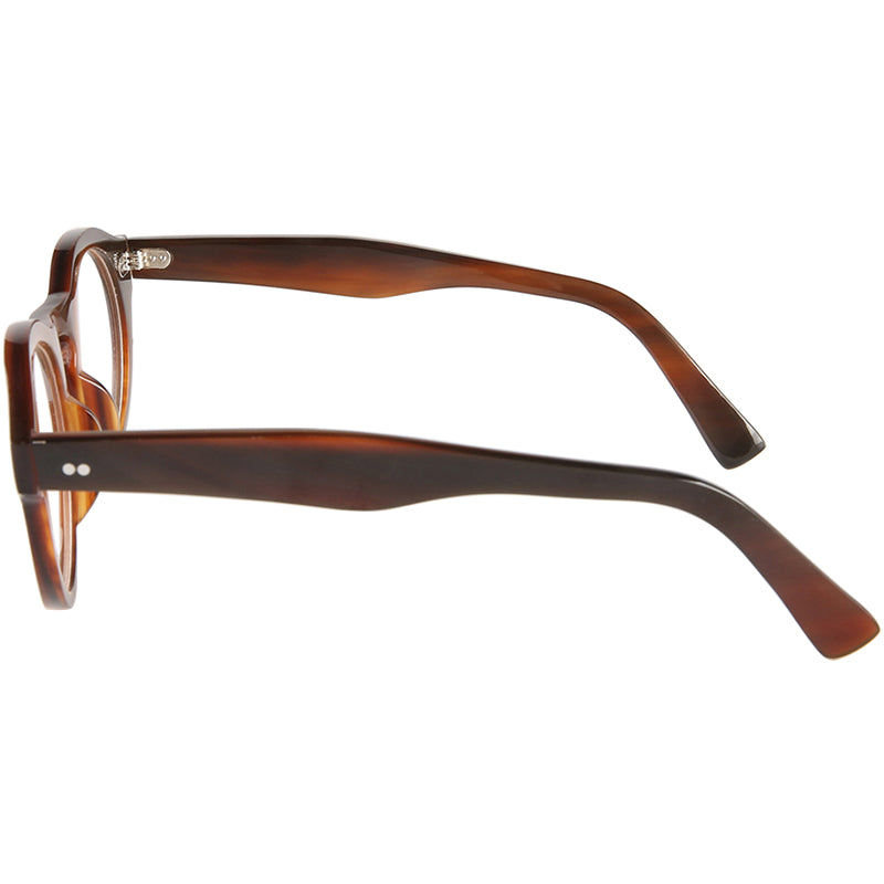 Buffalo Horn Round Glasses NJ1213