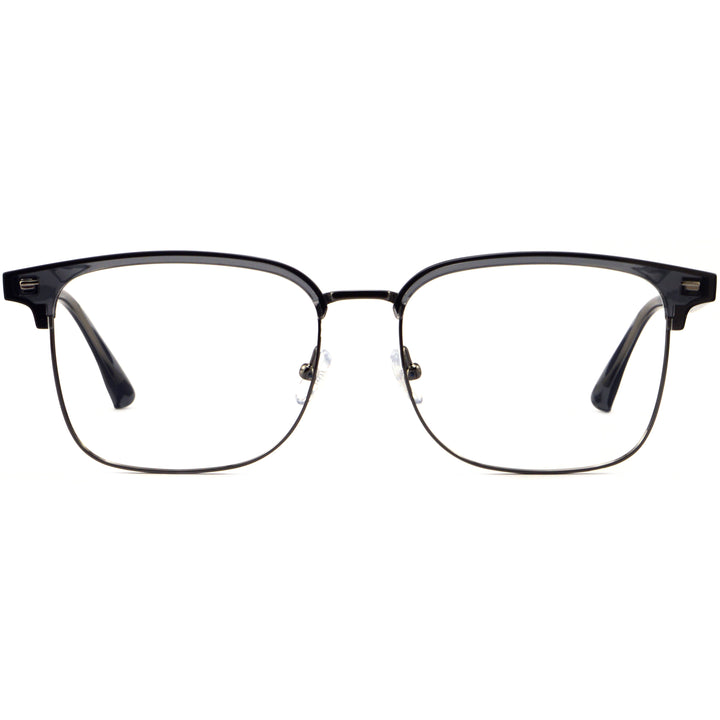 Browline Glasses EF1001 - Wide Frames for Men with Larger Heads