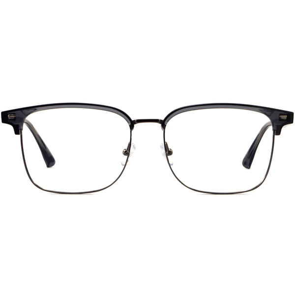 Browline Glasses EF1001 - Wide Frames for Men with Larger Heads