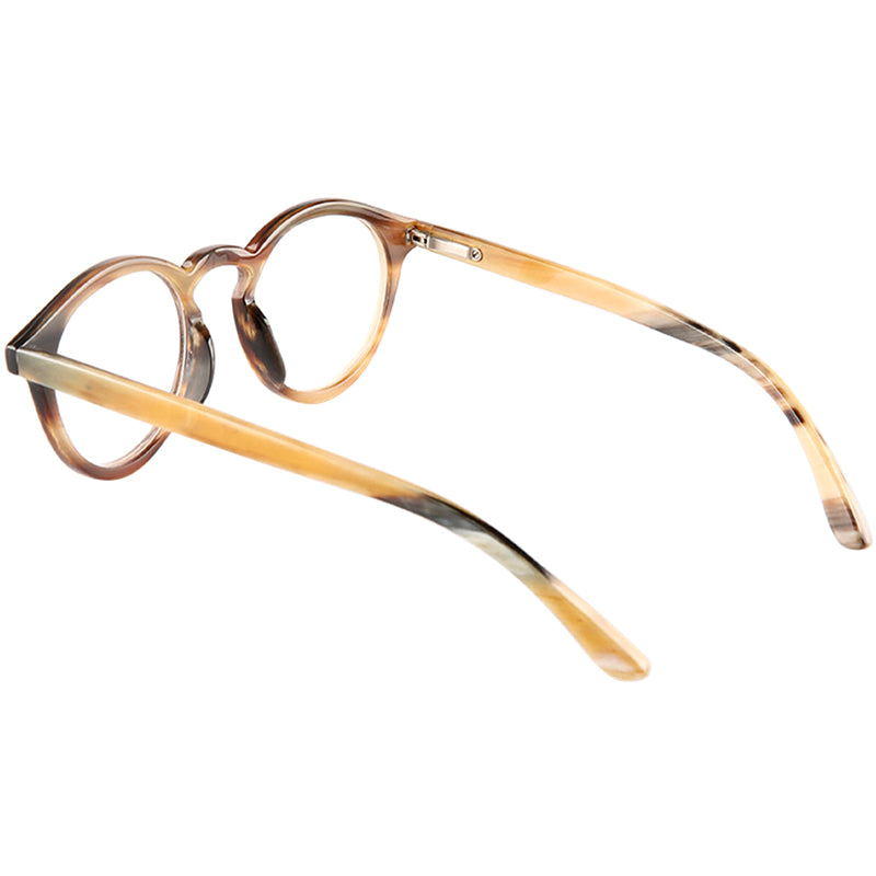 Buffalo Horn Round Glasses NJ1164