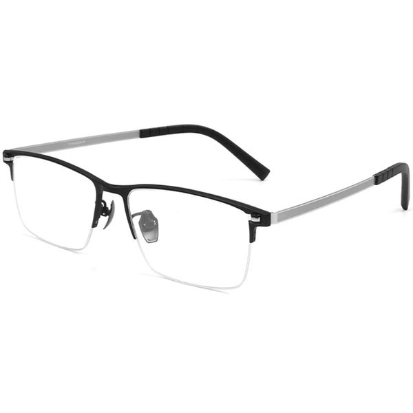 Rectangle Glasses EF1053 - Wide Frames For Men With Larger Heads