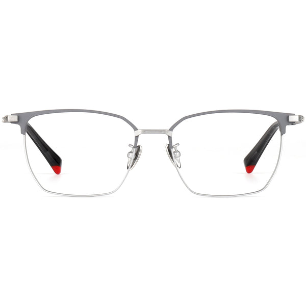 Square Glasses EF1163 - Wide Frames For Men With Larger Heads