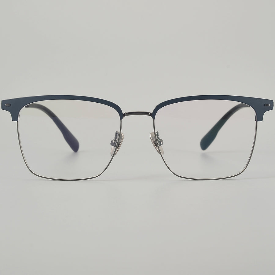 Browline Glasses EF1122 - Wide Frames for Men with Larger Heads