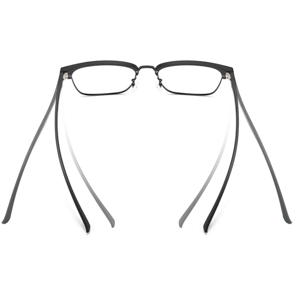 Browline Glasses EF1041 - Wide Frames for Men with Larger Heads