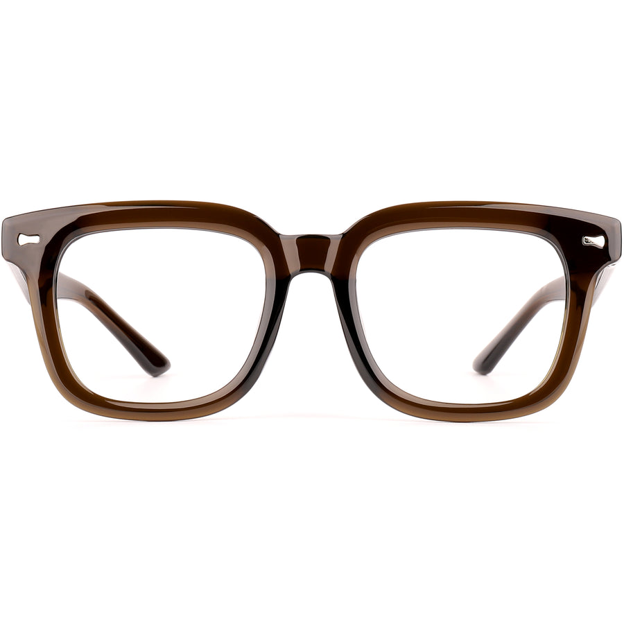 Square Glasses EF1091 - Wide Frames for Men with Larger Heads