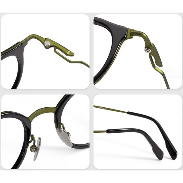 Round Glasses EF1099 - Wide Frames for Men with Larger Heads