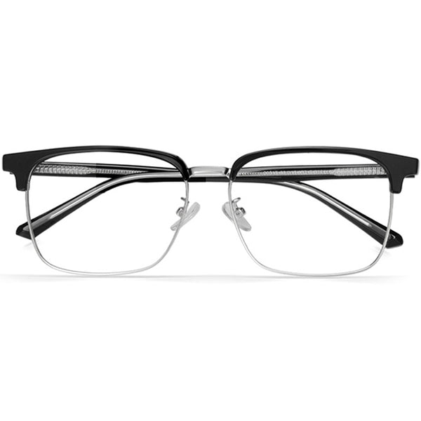 Browline Glasses EF1005 - Wide Frames for Men with Larger Heads