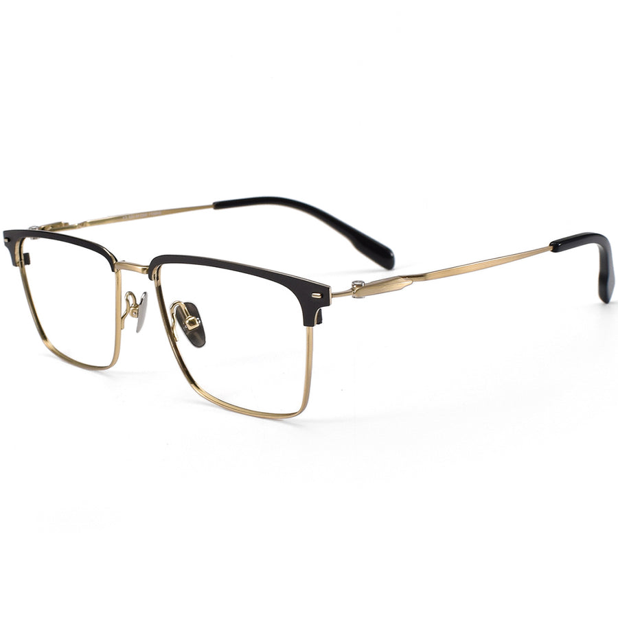 Browline Glasses EF1123 - Wide Frames for Men with Larger Heads