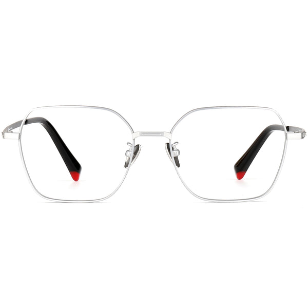 Geometric Glasses EF1164 - Wide Frames For Men With Larger Heads