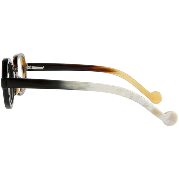Buffalo Horn Geometric Glasses NJ1232