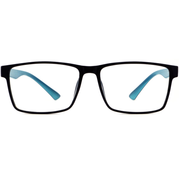 Rectangle Glasses A3918 - Wide Frames for Men with Larger Heads