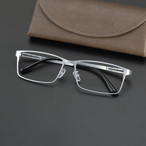 Rectangular Glasses EF1049 - Wide Frames for Men with Larger Heads