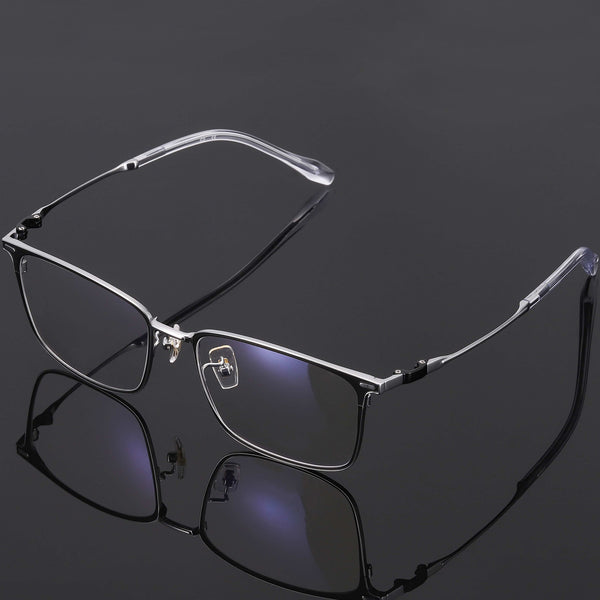 Rectangle Glasses EF1061 - Wide Frames For Men With Larger Heads
