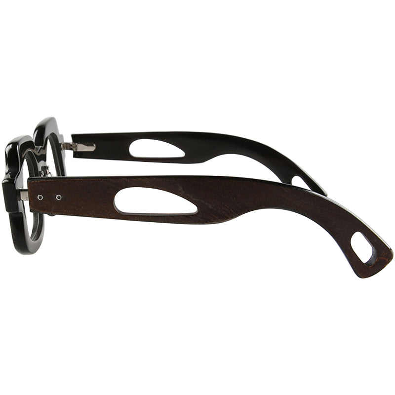 Buffalo Horn Geometric Glasses NJ1048