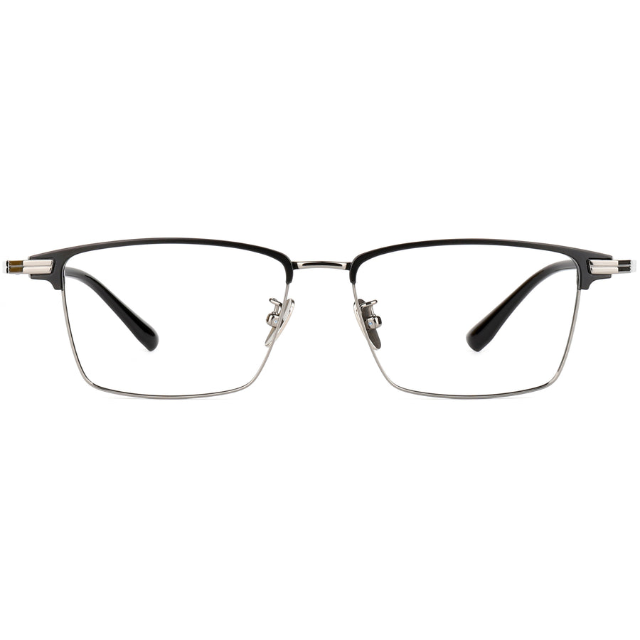 Rectangle Glasses EF1112 - Wide Frames for Men with Larger Heads
