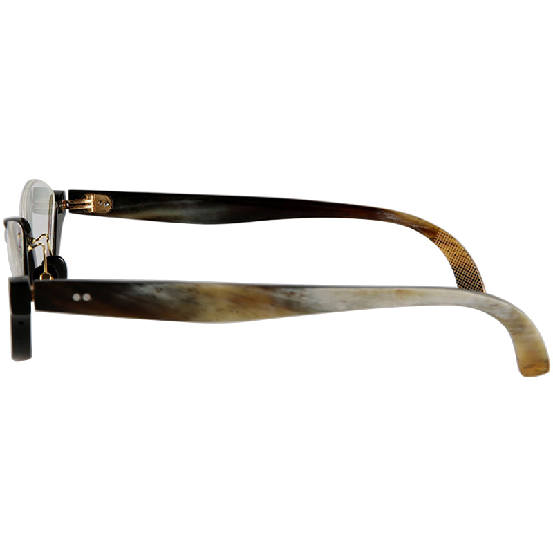 Buffalo Horn Oval Glasses NJ1144