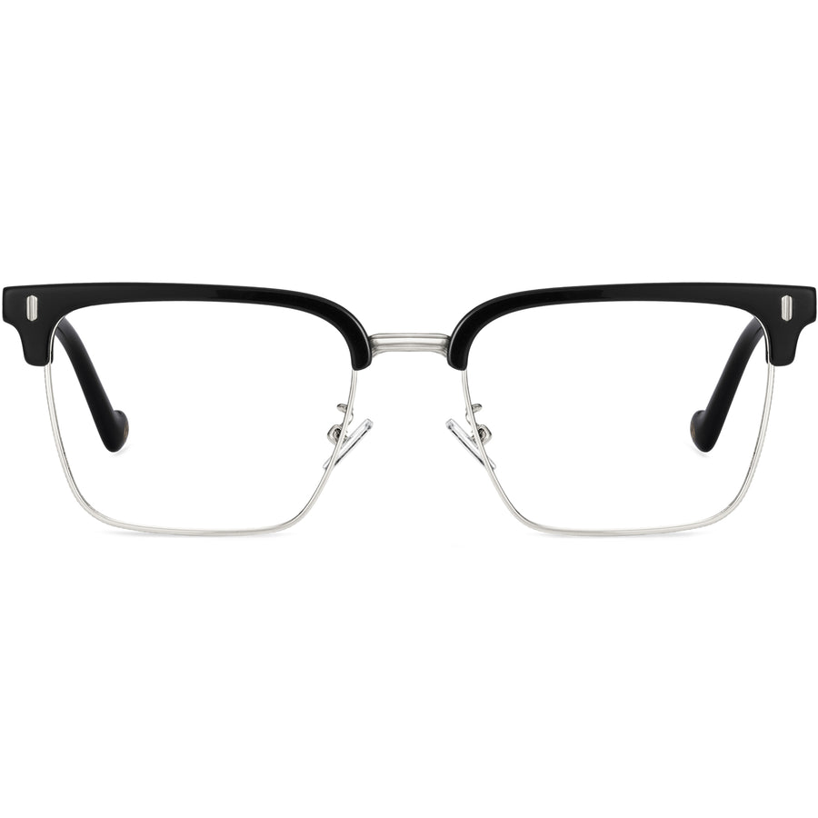 Browline Glasses A3914 - Wide Frames for Men with Larger Heads