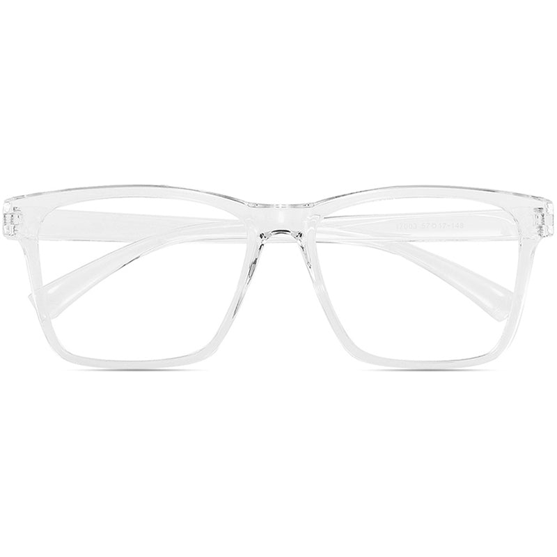 Square Glasses EF1077 - Wide Frames For Men With Larger Heads
