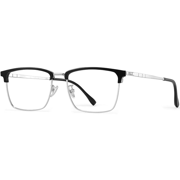 Browline Glasses EF1058 - Wide Frames For Men With Larger Heads