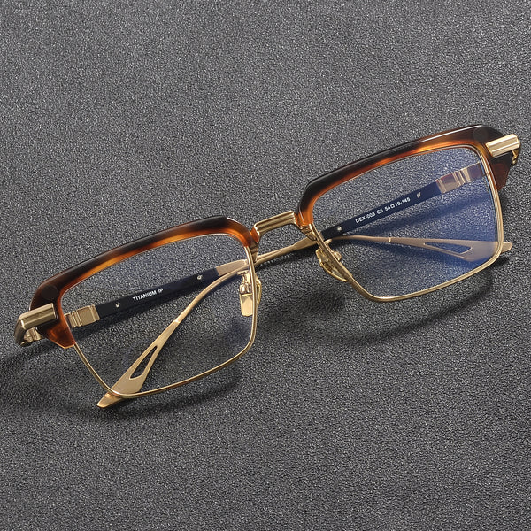 Browline Glasses EF1130 - Wide Frames for Men with Larger Heads