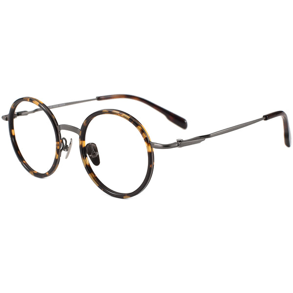 Round Glasses EF1104 - Wide Frames for Men with Larger Heads