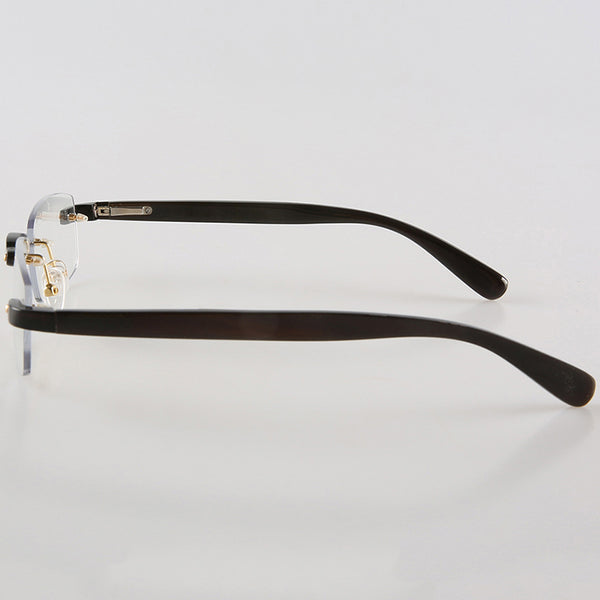 Buffalo Horn Rectangle Glasses NJ1064