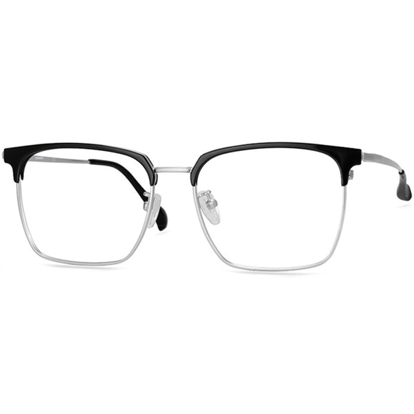 Browline Glasses EF1011 - Wide Frames for Men with Larger Heads