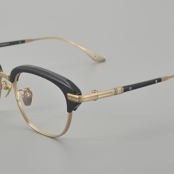 Browline Glasses EF1132 - Wide Frames for Men with Larger Heads