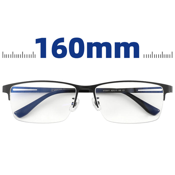 Rectangle Glasses A3923 - Wide Frames for Men with Larger Heads