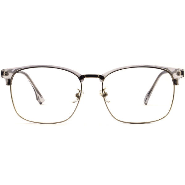 Browline Glasses A3919 - Wide Frames for Men with Larger Heads