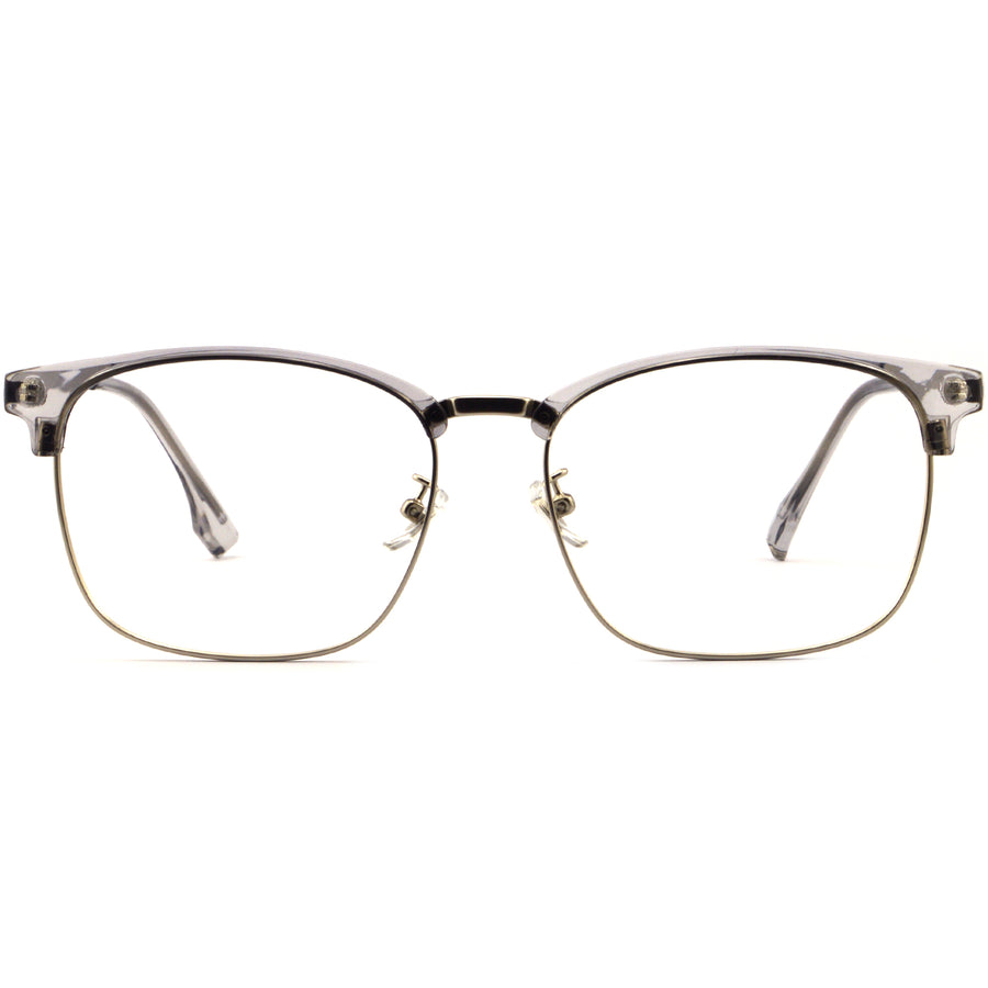 Browline Glasses A3919 - Wide Frames for Men with Larger Heads