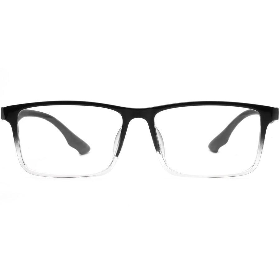 Rectangle Glasses EF1070 - Wide Frames For Men With Larger Heads