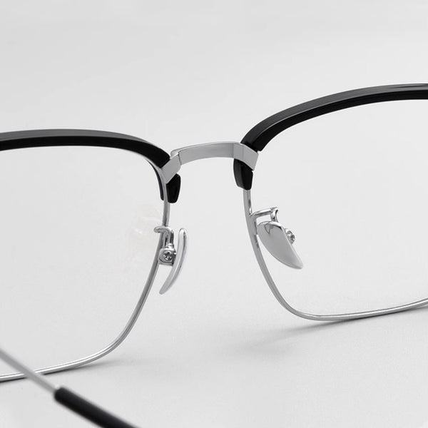 Browline Glasses EF1083 - Wide Frames For Men With Larger Heads