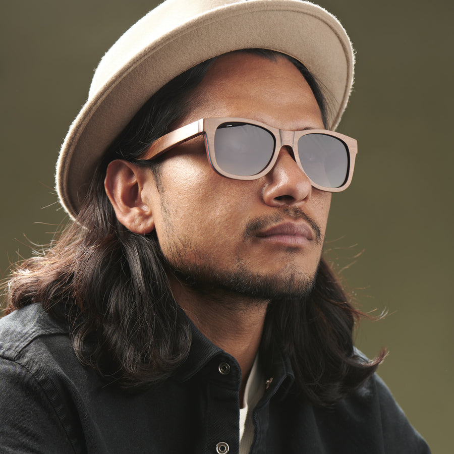 Wood Square Sunglasses S1067