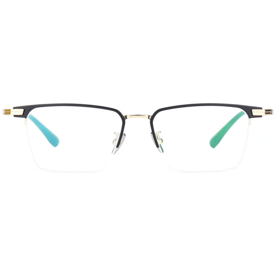 Square Glasses EF1113 - Wide Frames for Men with Larger Heads