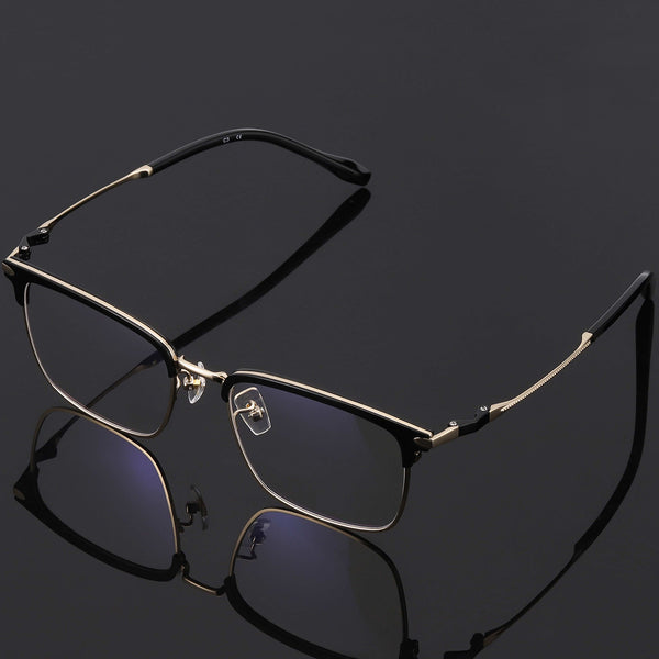 Browline Glasses EF1066 - Wide Frames For Men With Larger Heads