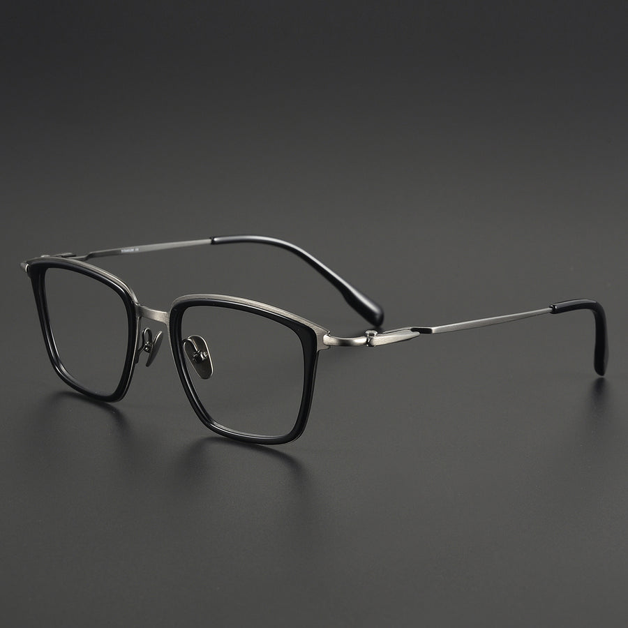 Square Glasses EF1096 - Wide Frames for Men with Larger Heads