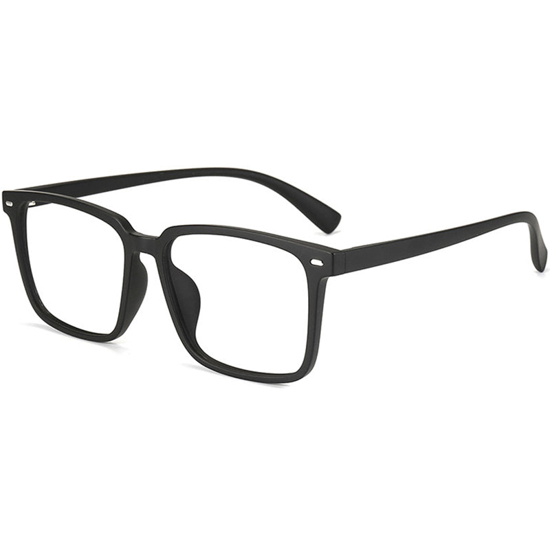 Square Glasses EF1037 - Wide Frames for Men with Larger Heads