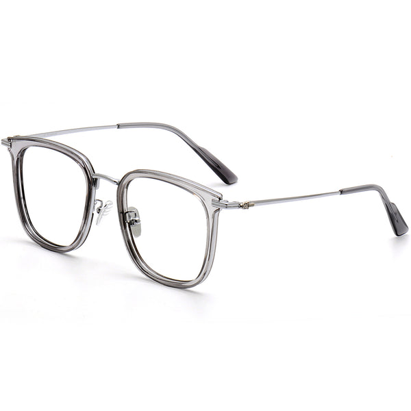Square Glasses EF1036 - Wide Frames for Men with Larger Heads