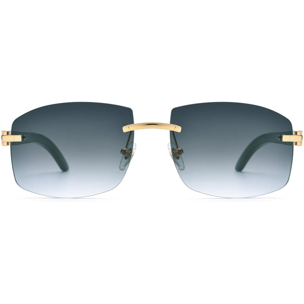 Buffalo Horn Square Sunglasses BRS1009