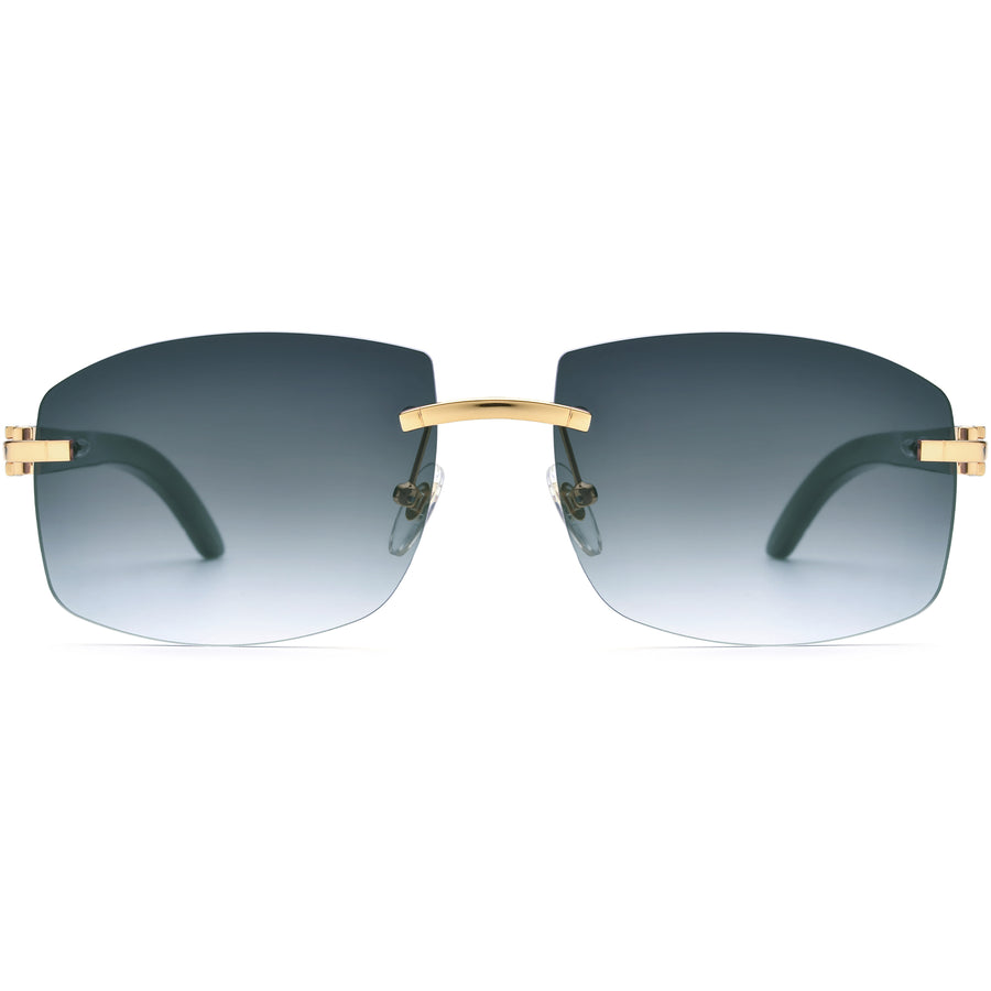 Buffalo Horn Square Sunglasses BRS1009