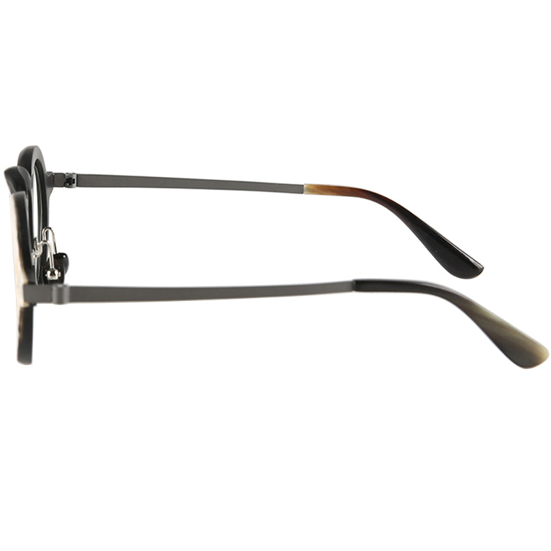 Buffalo Horn Round Glasses NJ1238