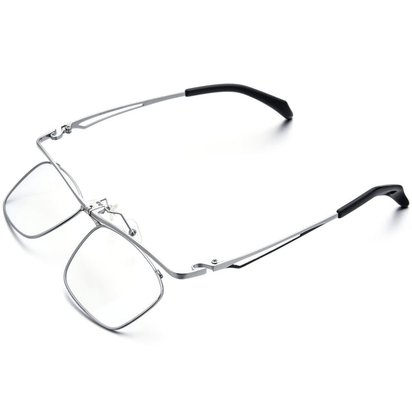 Rectangle Flip Up Glasses A1477