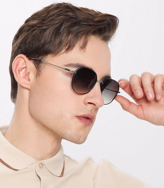 Geometric Glasses MW1262 - Wide Frames for Men with Larger Heads