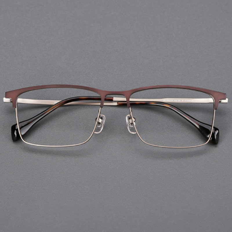 Rectangle Glasses MW1372 - Wide Frames for Men with Larger Heads