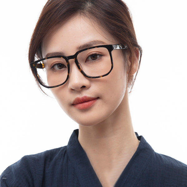 Square Glasses EF1068 - Wide Frames For Men With Larger Heads