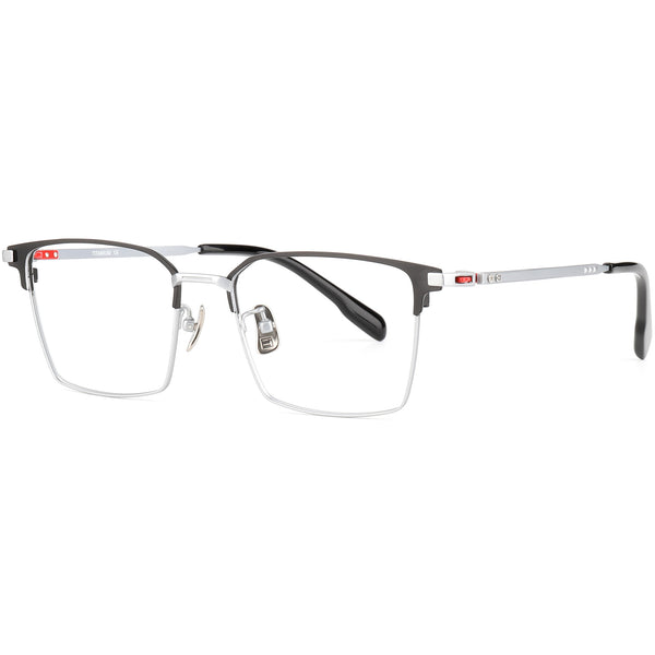 Square Glasses EF1181 - Wide Frames For Men With Larger Heads
