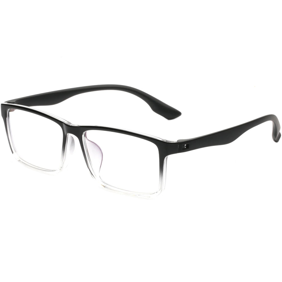 Rectangle Glasses EF1070 - Wide Frames For Men With Larger Heads
